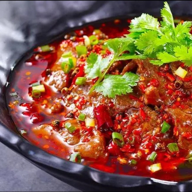 Sliced Sichuan Chilly Beef 水煮牛肉